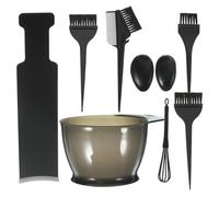 FOMIYES 1 Ensemble De Fer À Friser Pour Capillaire Kit De Défrisant Pour Femmes Noires Planche De Couleur De Cheveux Brosse De Brosse Et Bol Fournitures De Salon De