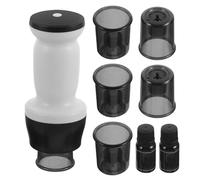 FOMIYES 1 ensemble de ventouses électriques : ensemble de ventouses de massage électriques - masseur intelligent Guasha pour les épaules, le cou, les jambes et le dos - fournitures de massage à