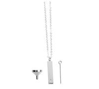 FOMIYES 1 Ensemble Pendentif Urne pour Cendres Inoxydable Commémoratif pour Ashes et Cheveux Souvenir de Êtres