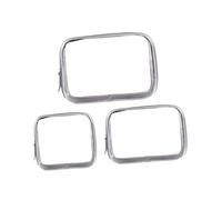 FOMIYES 1 Ensemble Set de Trousse de Toilette Transparente Étanche Sac de Voyage Grand Moyen Petit Organisateur Pratique pour Cosmétiques et Articles de Toilette