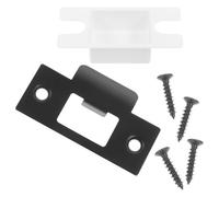 FOMIYES 1 Jeu de Gâches de Porte en Métal pour Renforcement de Porte Plaque de Verrouillage Solide Finition de Pêne Lisse en Bois Installation Facile Intérieures