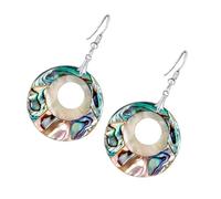 FOMIYES 1 Paire Boucles D'oreilles En Coquille D'ormeau Petit Bijoux Baisse Branché Boucle D'oreille Femme D'oreille De Coquille Mode Femmes D'oreille