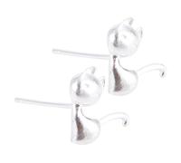 FOMIYES 1 Paire Boucles D'oreilles En Sterling Branché Baisse Petites Boucles D'oreilles Boucles D'oreilles Percées Pour Femmes Boucles D'oreilles à Plat Goujons Plaqué