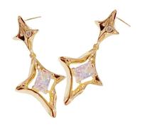 FOMIYES 1 Paire Boucles Oreilles Étoilées pour Accessoires de Mode Élégants et Délicats Parfaits pour Toutes Occasions