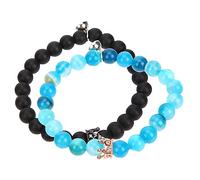 FOMIYES 1 Paire Bracelets Perles pour Couples Couple pour Hommes pour Saint