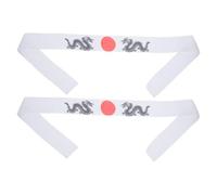 FOMIYES 1 Paire Bushido Hachimaki Bandeau Bandeau Sushi Chef Bandana Cravate Sur Costume Chapeaux Pour Karaté Sport Cuisine Cuisine Approvisionnement