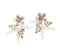 FOMIYES 1 Paire Clips de Chaussures Fleurs pour Mariage Accessoires Élégants et pour Déco de Souliers Perles Artificielles et Design Floral
