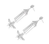 FOMIYES 1 Paire De Boucles D'Oreilles À Franges En Métal Boucles D'Oreilles Tendance Boucles D'Oreilles De Plage Pour Femmes Boucles D'Oreilles À Pompons Perlés
