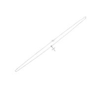 FOMIYES 1 pièce Collier Croix Élégant pour Femme Accessoire de Mode Chic avec Chaîne Platine pour Occasions Spéciales et