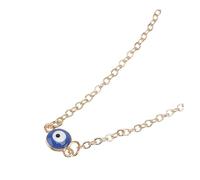 FOMIYES 1 Pièce collier yeux bleus pendentif colliers de chaîne pour les femmes collier pour femme chaîne de collier colliers pour femmes chaîne collier femmes alliage Doré