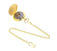 FOMIYES 1 Pièce Montre de Poche Ancien rétro Quartz montée en Or Montre fête des pères Doré