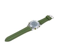 FOMIYES 1 Pièce Montre Sport Électronique Luminous à Double Affichage Montre Chic Étudiante avec Bracelet Silicone Ajustable Verte