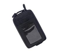 FOMIYES 1 Pièce Pochette de Étanche Nylon pour Voyage Sac de Ceinture Compartiment Transparent pour Cartes pour Activités Extérieures