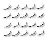 FOMIYES 10 De Faux Cils Faux Cils Maquillage Faux Cils Cils Géants Réutilisables Extensions De Franges Cils -Collés Cils Fins Grappes De Cils Bandes Recourbées Fibres
