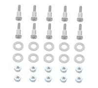 FOMIYES 10 Ensembles Vis De Réglage Pour Tondeuse à Cheveux Lot Compatible Avec Modèles Populaires Et Vis De Fixation Avec Écrous Et Joints Pour Entretien Du Réglage Hauteur De Coupe