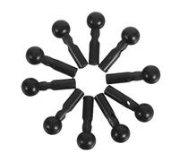 FOMIYES 10 Perles Noires Queue du Parapluie Garçon et Filles en Plastique, Accessoires de Réparation Faciles à Installer pour Parasol, Lot de 10 Pièces, Sécurité et Durabilité