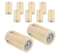 FOMIYES 10 Pièces Boîtier de Piles AA 3 Emplacements 1,5v en Multiple en Plastique et Alliage, Conversion Polyvalente Réutilisable pour Usage Quotidien et Électronique DIY