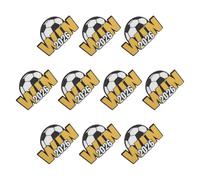 FOMIYES 10 Pièces Broche en Métal Exclusive 2026 Coupe de Football Souvenir Fermoir Sécurisé, Accessoire Sport pour Usage Quotidien et Événements de Football