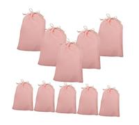 FOMIYES 10 pièces Cotton Drawstring Bags For Bachelorette Party And First Communion Gentle Fabric Sachets With Cross Design Multiuse Favor Pouches For Easter And Baptism