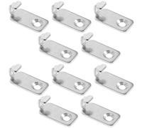 FOMIYES 10 Pièces Crochet Simple à Utiliser en Acier Inoxydable Mural Léger et Compact pour Accrocher un Tableau , Surface Lisse Suspendre Photo Murale