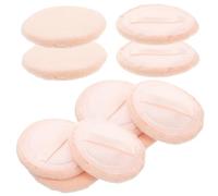 FOMIYES 10 Pièces Pure Cotton Loose Powder Puff Set Round Makeup Applicator For Blusher And Setting Skin Friendly Cosmetic Houpette