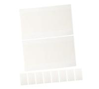 FOMIYES 10 Pièces Ruban Adhésif pour Extensions de Cheveux Blanches Adhésif et Invisible Recharges pour Perruques et Postiches Maintien Sécurisé et Peau Sensible