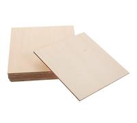FOMIYES 10 Planches de Bois Brut 150 Mm pour Loisirs Créatifs, Matériaux de Maquettes D'architecture, Planches de Tilleul Non Finies pour Bricolage Artistique et Projets DIY