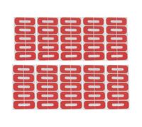 FOMIYES 100 Pièces Autocollants Protège-ongles en Plastique de U, Faciles à Enlever et Portables, pour Manucure Régulière et Protection les Éclaboussures de Vernis à Ongles