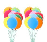 FOMIYES 100 Pièces Ballons en Latex Multicolores pour Fête D'anniversaire et Mariage, Décorations Uniques, 12 Pouces, Arrangement Rapide et DIY Personnalisé pour Arches et Couleur