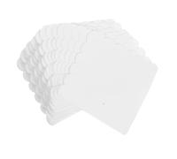 FOMIYES 100 pièces Serviettes Jetables Blanches à Bords Festonnés Double Épaisseur Absorbante pour Mariage Cocktail Anniversaire et Fête