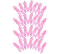 FOMIYES 100 Rubans Amovibles de Sensibilisation Cancer du Sein Badges Épinglette Rose Résistant à la Décoloration Légers et Délicats pour Collecte de Fonds et Campagne de Prévention
