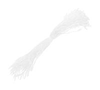 FOMIYES 1000 Pièces Fil Coton Blanc pour Attache D'étiquette de Prix Boucle de Sécurité, Facile à Assembler sans Outils, pour Étiquettes Suspendues et Marquage de Produits Artisanaux