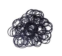 FOMIYES 100g Élastiques Cheveux Queue De Cheval Noirs Bandes Élastiques Pour Adultes Garçon Fille