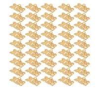 FOMIYES 100pièces Breloques Alliage Pendentifs Chiffres pour Colliers et Bracelets Breloques Année Métal pour Loisirs Créatifs et Décorations