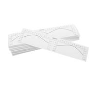 FOMIYES 100pièces Pochoirs Autocollants pour Mise Forme des Sourcils Outil Jetable de Traçage des Sourcils Gabarit Adhésif pour Mesure Précise