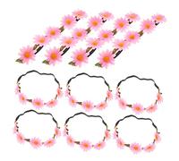 FOMIYES 10pièces Bandeau Fleuri Marguerite Guirlande de Fleurs Couronne Cheveux pour Décorations Mariage Fêtes
