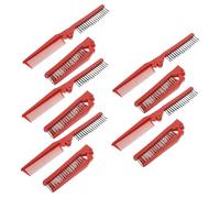 FOMIYES 10pièces Peigne Pliable Plastique Peigne de Voyage Poche pour Coiffage Facile Brosse à Cheveux Pliante pour Maison et Déplacement