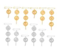 FOMIYES 12 Ensembles Graduation Season Photo Props Tassel Charms With Brooches For Cap And Gown Ceremony Class Of Memory Decoration