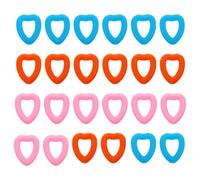 FOMIYES 12 Paires Protège-branches en Silicone Antidérapant | Embouts Cœur, Fixation Stable, pour Natation et Course, Lot, Usage Familial