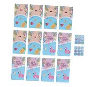 FOMIYES 12 Pièces Sachet Papier Thème Animaux de Pochettes pour Anniversaires