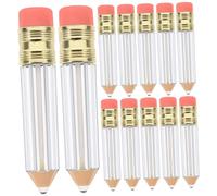 FOMIYES 12 pièces Tubes à Gloss Transparent Forme de Crayon Conteneurs Cosmétiques Rechargeables Mini Tubes Échantillons pour à Brillant à Gel et Lotion Corps