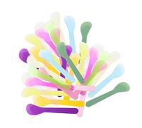 FOMIYES 150pièces Spatules Plastique Pour Crème De Visage Outils De Mélange Et Application De Masque Facial Spatules Colorées Pour Soins De Peau