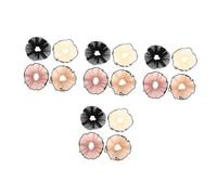 FOMIYES 16 Pièces Lot de Élastiques à Cheveux Ruffled pour Femmes Larges et Élastiques Accessoires Mode pour Chignons Adaptés Cheveux Épais Usage et