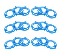 FOMIYES 18 Pcs Support Tête de Rasoir Électrique Plaque Porte-lames Résistante Kit pour Remplacement et Réparation Support de Tête Adaptable et Antichoc Accessoire et Portable