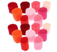 FOMIYES 18 Pelotes de Fil à Crocheter Acrylique pour Tapis DIY Assortiment 9 Couleurs X 2 Rouleaux Fil Prédécoupé pour Tricot au Crochet Travaux Manuels Créatifs et Décoration