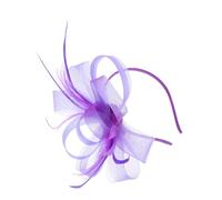 FOMIYES 1ensemble Fascinator Plume Avec Clip Et Noeud Accessoire Élégant Pour Mariage Fête Et Tea Party Pour Filles Et Femmes Confort Et Maintien Optimal