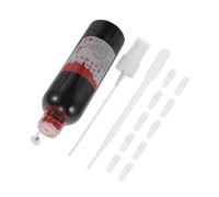 FOMIYES 1ensemble Faux Sang Lavable Capsules De Sang Artificiel Pour Maquillage Performances Et Décorations Halloween Inclus Capsules Vides Et Accessoires