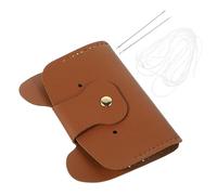 FOMIYES 1Ensemble Kit de Matériel pour Fabrication de Portefeuille PU DIY de Porte Chiot Fournitures de Couture pour Amateurs