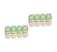 FOMIYES 2 Ensembles Broches Hawaïennes Ananas de Pins Colorés pour Fête à Thème Plage et Accessoires de Mode