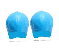 FOMIYES 2 Ensembles Chapeau Surligneur Chapeau De Gommage Capuchon De Glaçage En Silicone Met En Évidence À Travers Le Capuchon Bonnet De Des Cheveux Bonnets De